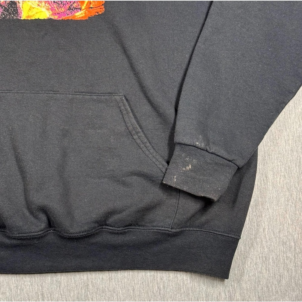 Godzilla Hoodie XL Black Neon Graphic Sleeve Print Official Toho Licensed - Picture 7 of 8